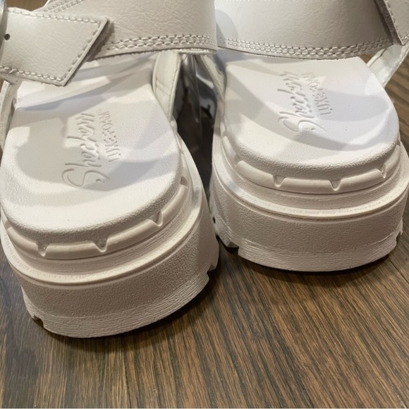 NWT Skechers Jammers Triple Rainbow Sequin Lug Sole Fisherman Chunky Sandals - Picture 11 of 12